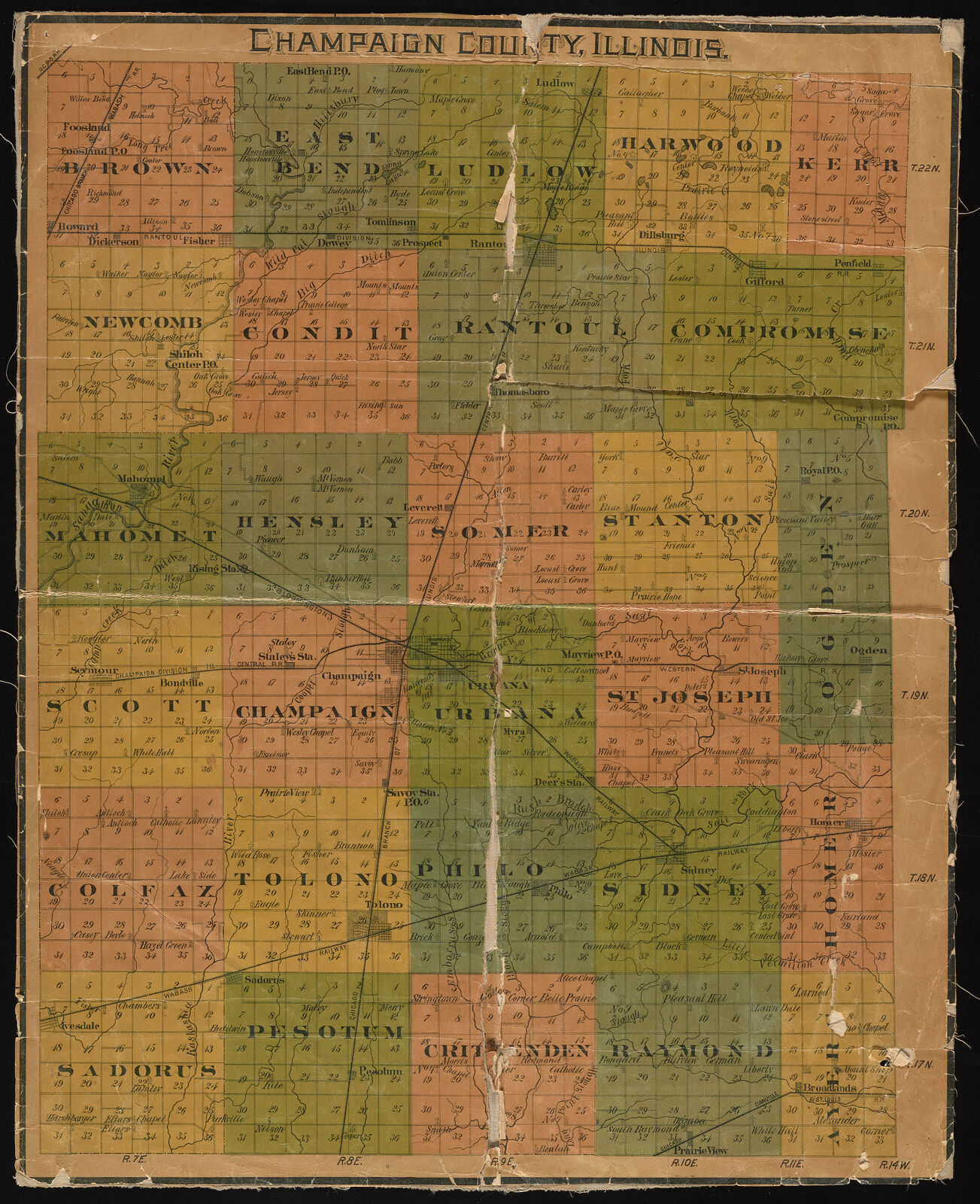 Champaign County, 189x Digital Collections at the University of