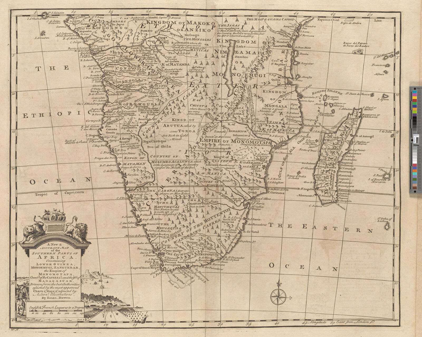 New & Accurate Map of the Southern Parts of Africa | Digital ...