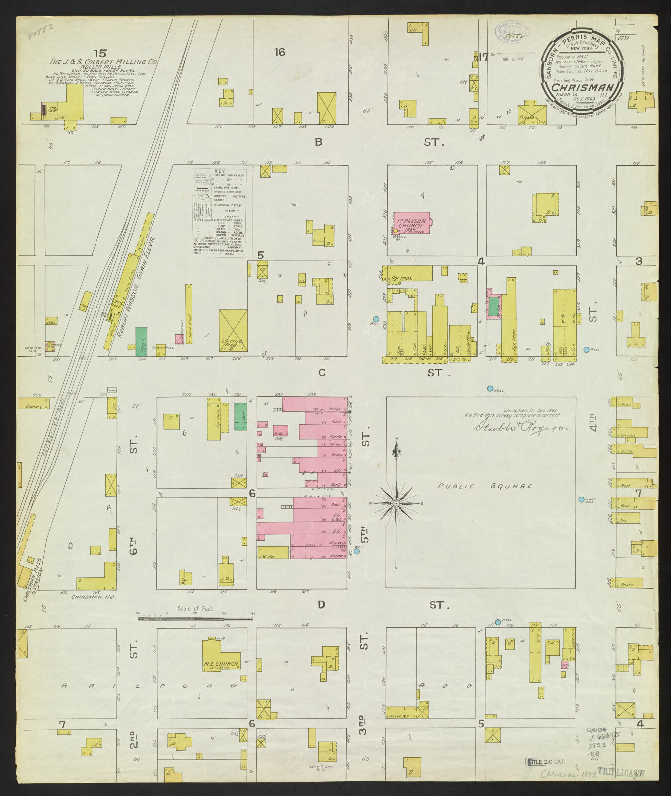 Chrisman, Edgar Co., Ill., Oct. 1893 Digital Collections at the