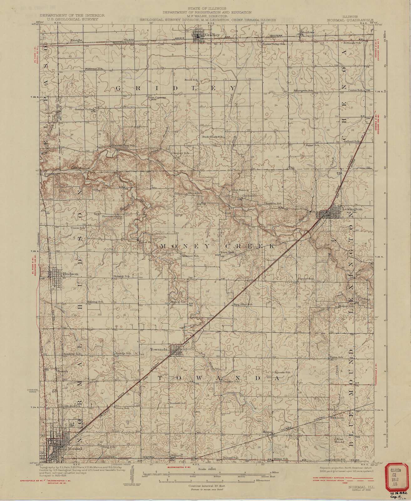 Illinois, Normal quadrangle Digital Collections at the University of