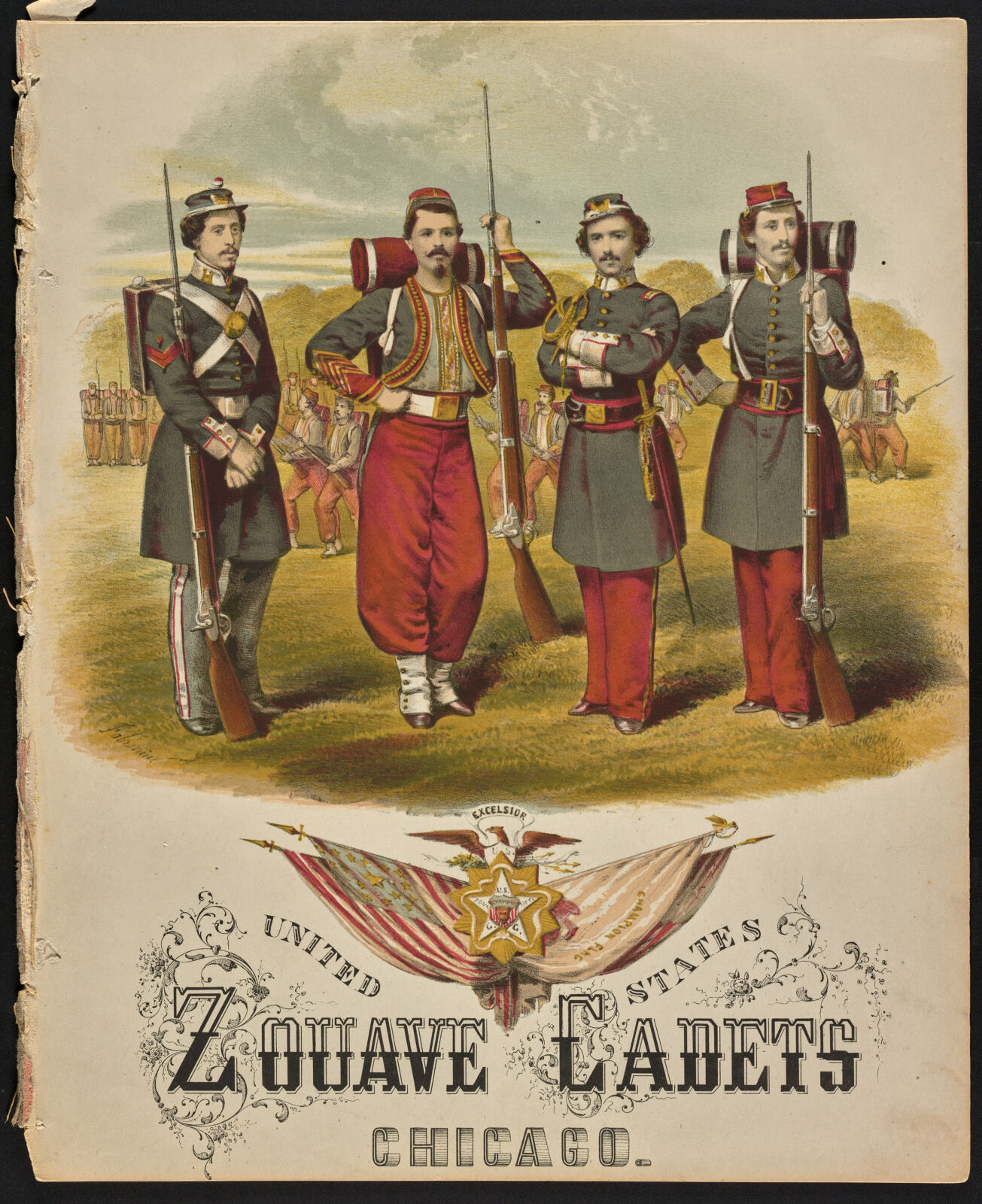 Zouave Cadets Quickstep Dedicated to the U.S. Zouave Cadets Governors Guard of Illinois