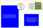 Carnegie Free Library, Tucson, Arizona - Back of Postcard