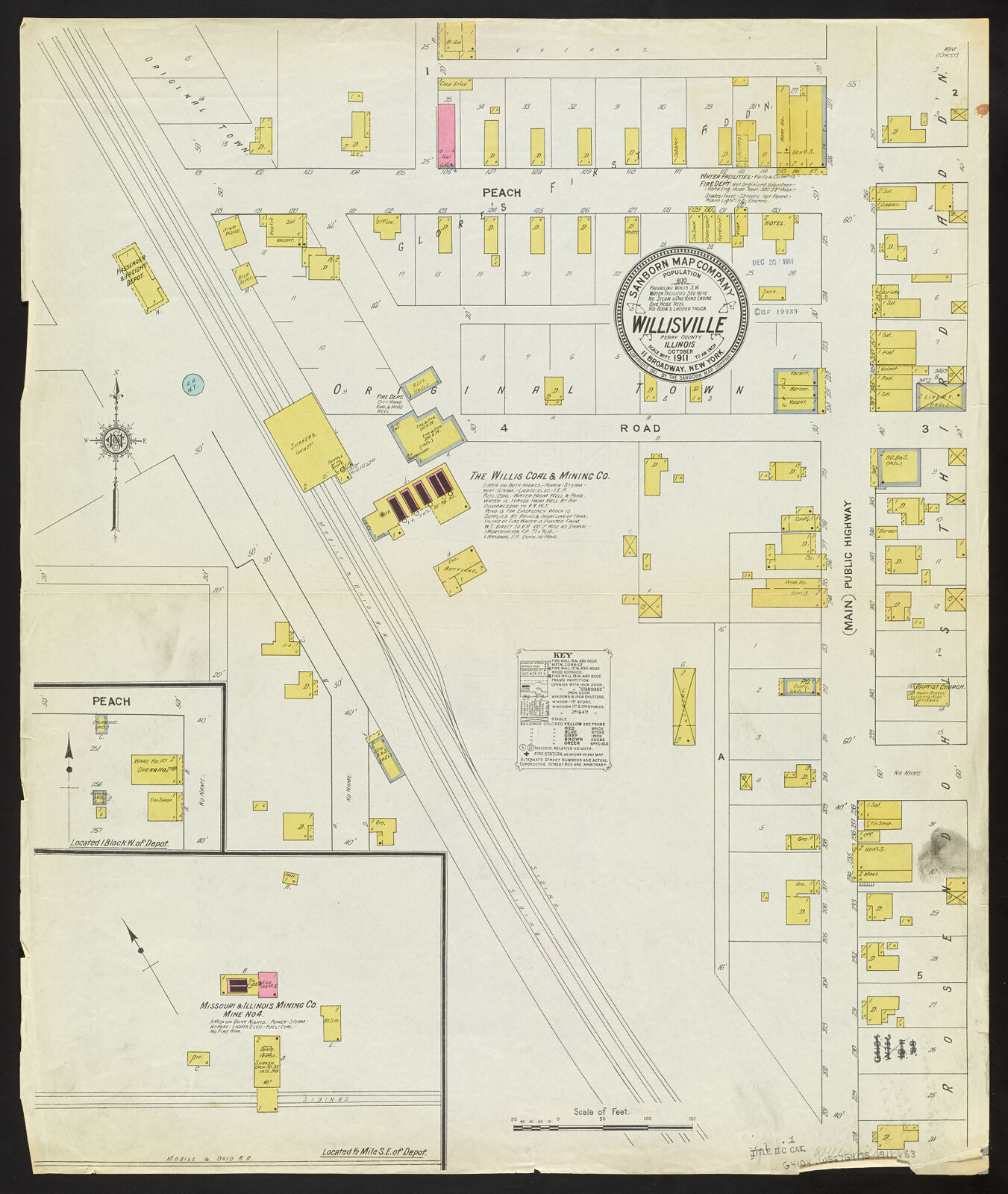 Willisville, Perry County, Illinois, October 1911 Digital Collections at the University of