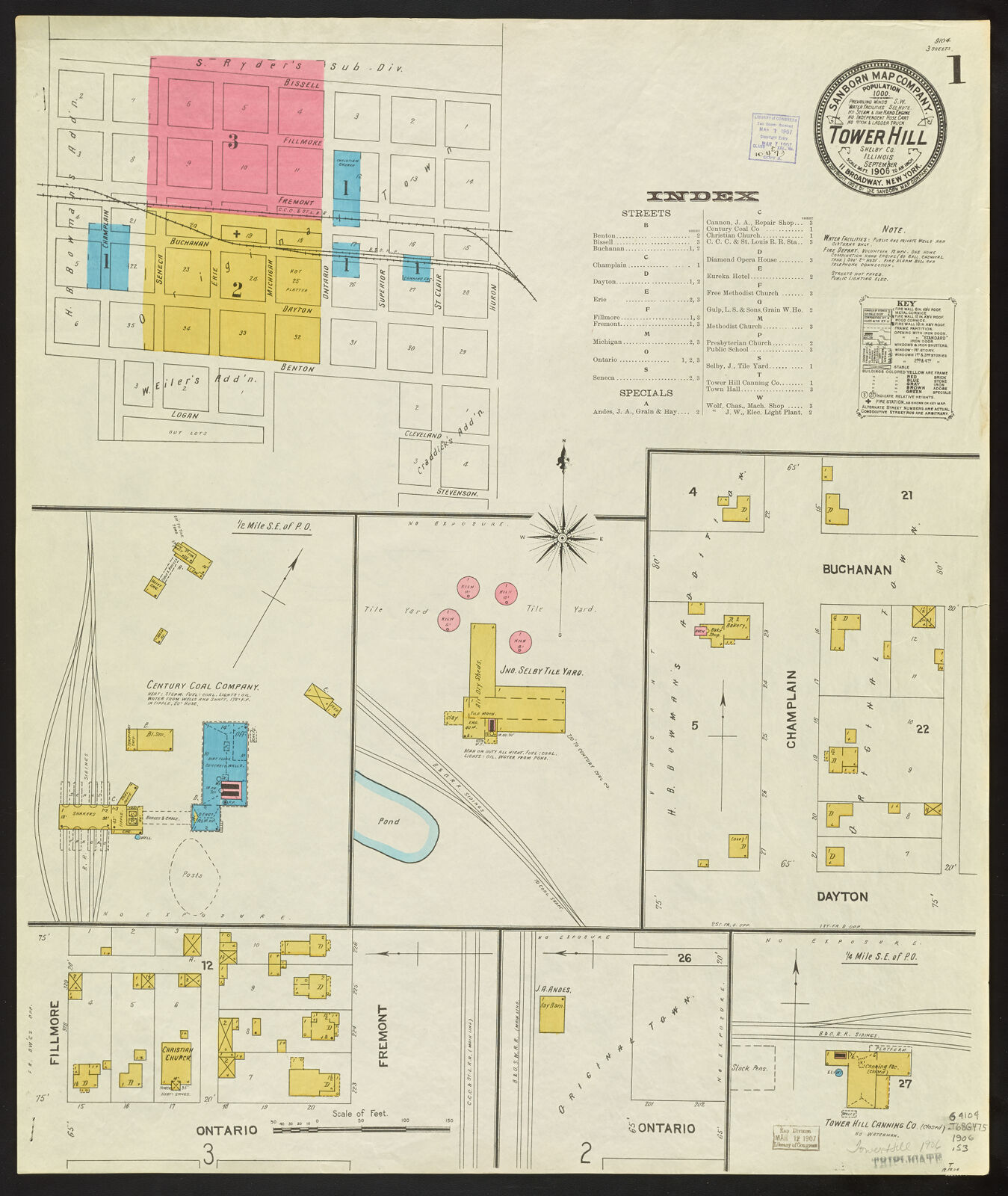 Tower Hill, Shelby Co., Illinois, September 1906 Digital Collections