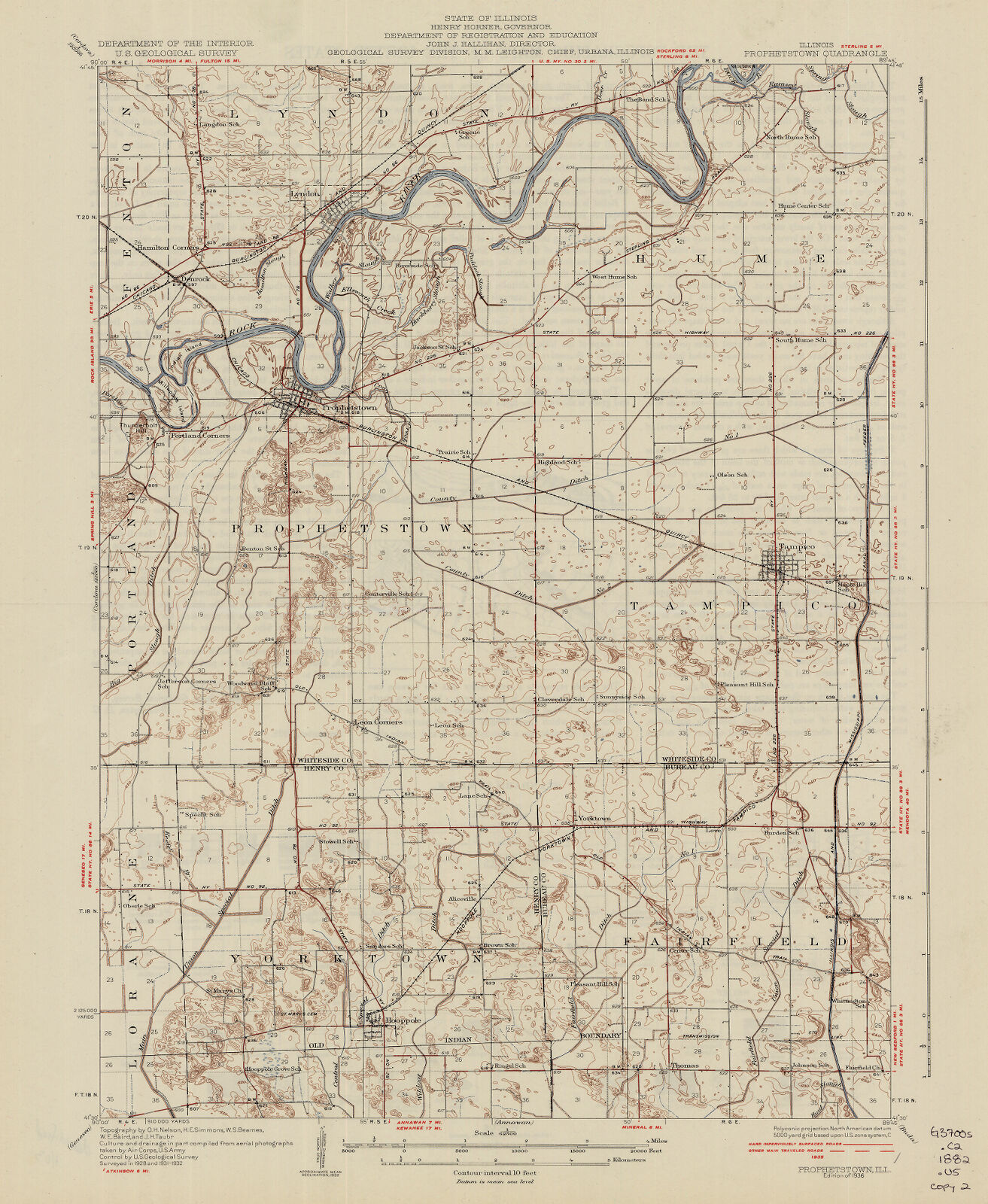 Illinois, Prophetstown quadrangle Digital Collections at the