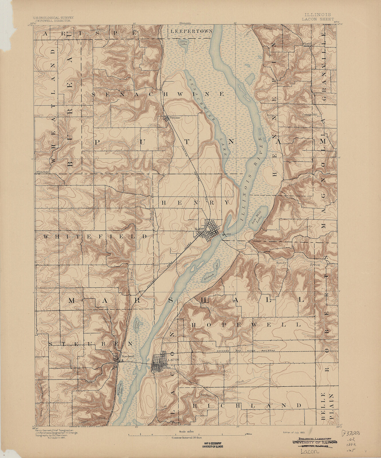 Illinois, Lacon sheet Digital Collections at the University of
