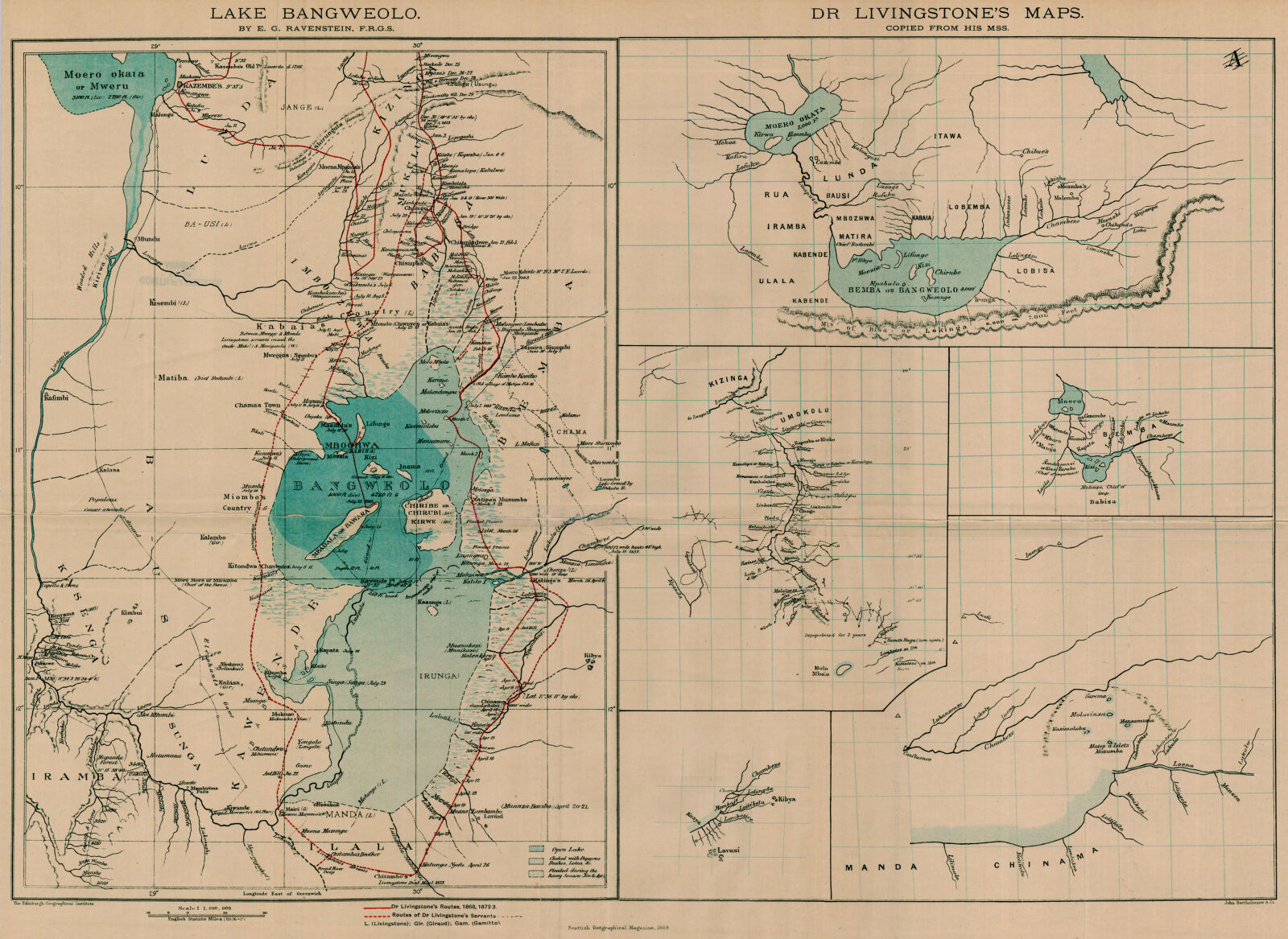Lake Bangweolo Dr. Livingstone's maps Digital Collections at the