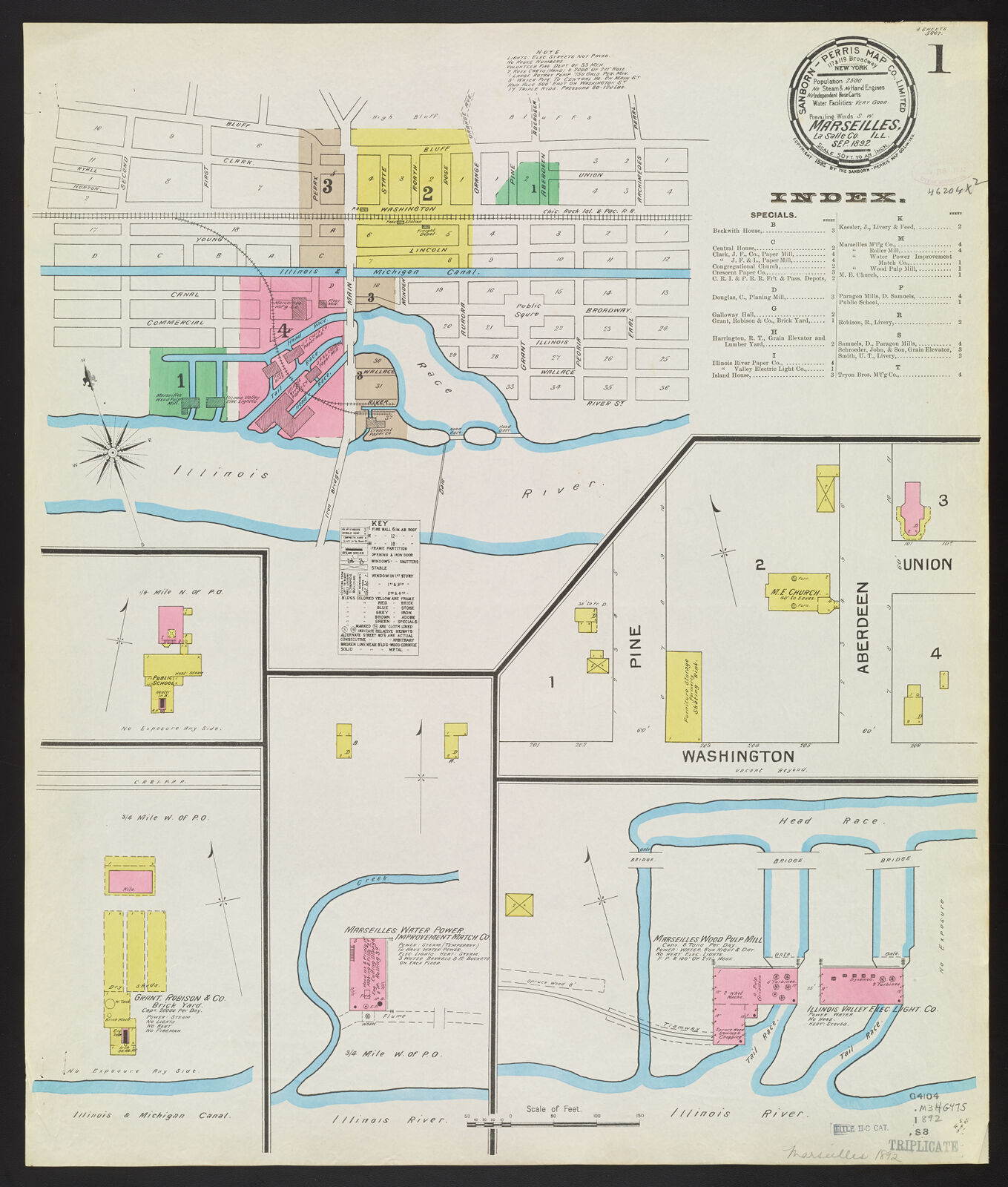 Marseilles, La Salle Co., Ill., Sep. 1892 Digital Collections at the
