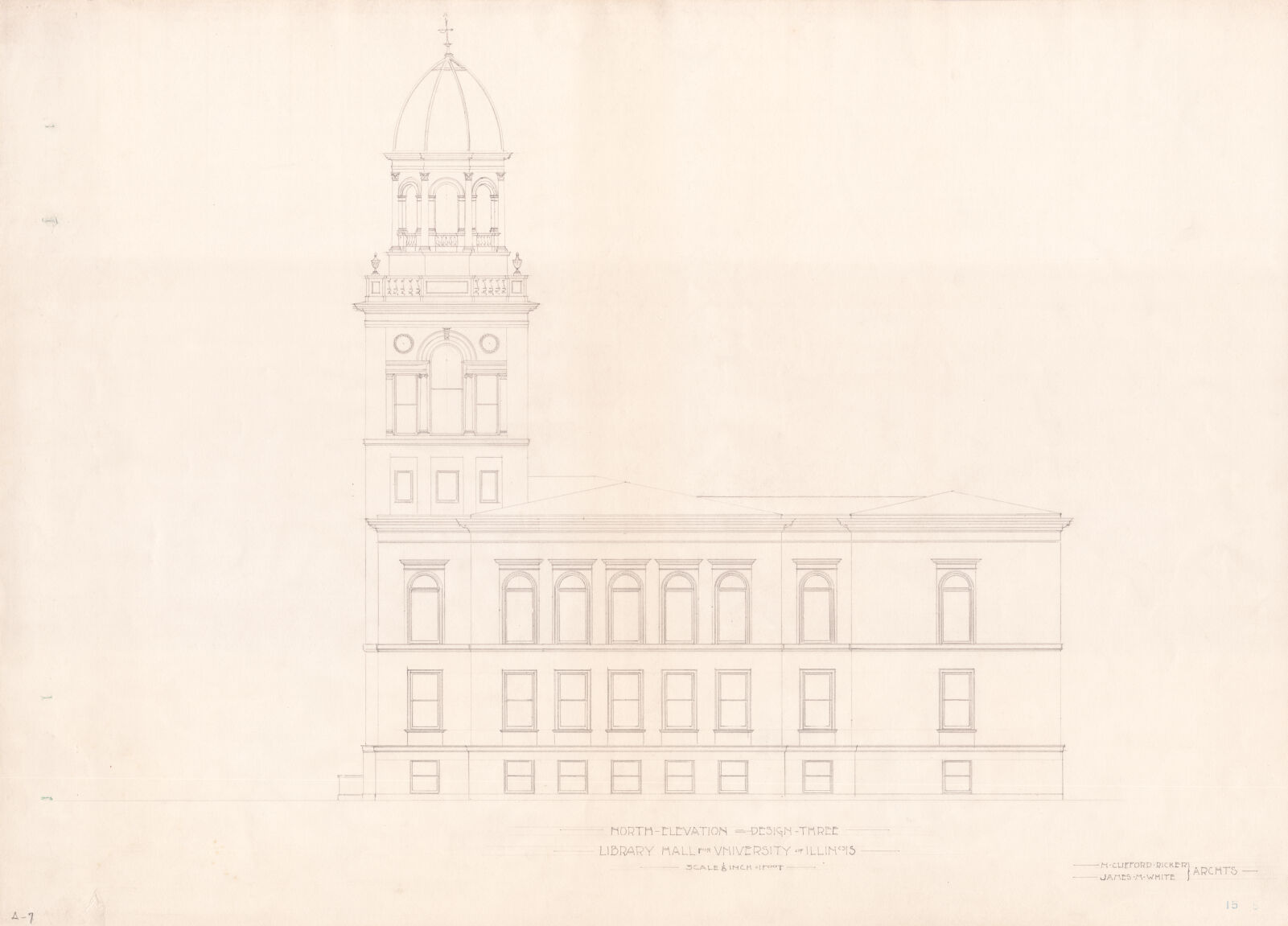 Library Hall for University of Illinois Altgeld Hall Digital