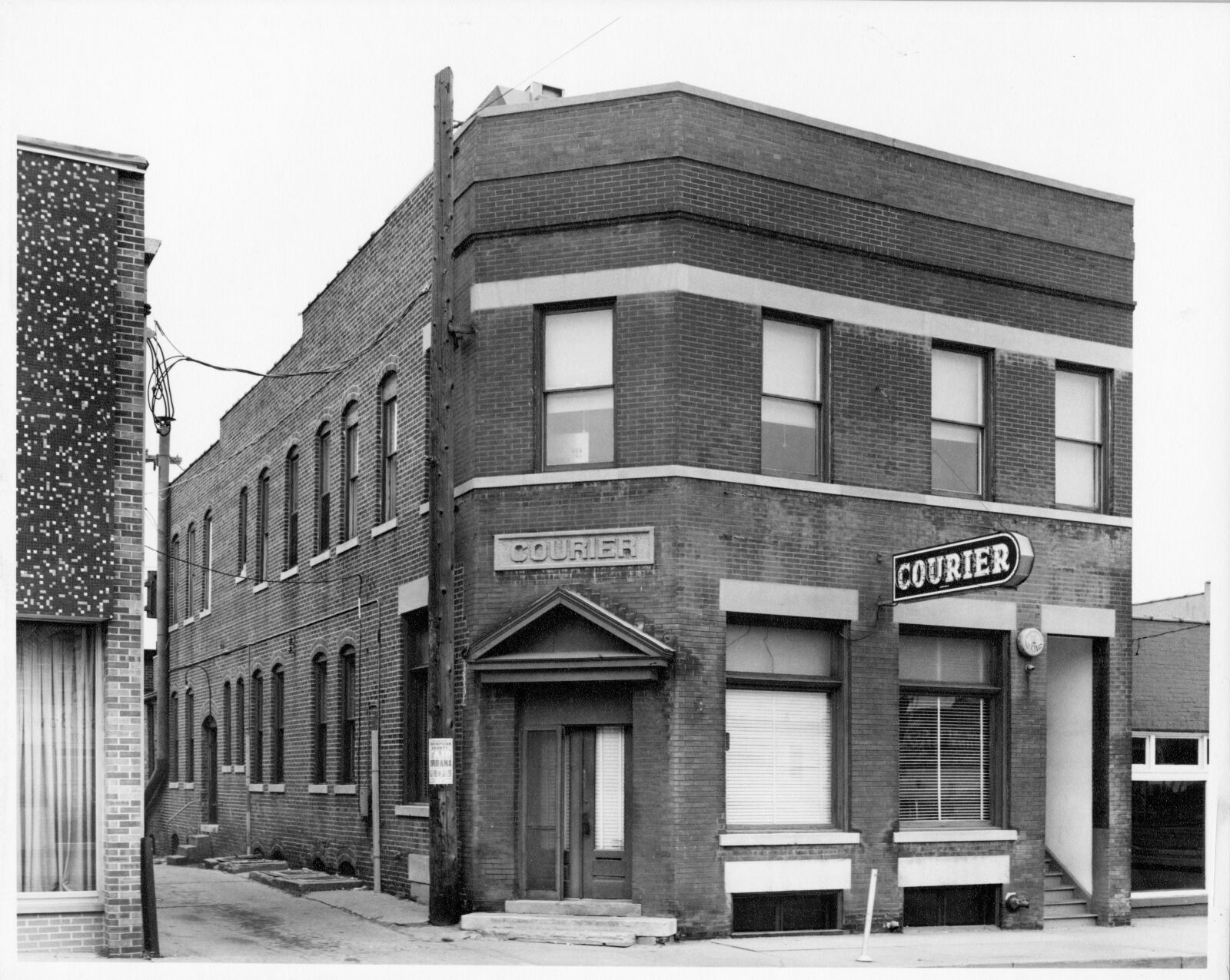 Courier newspaper office Digital Collections at the University of