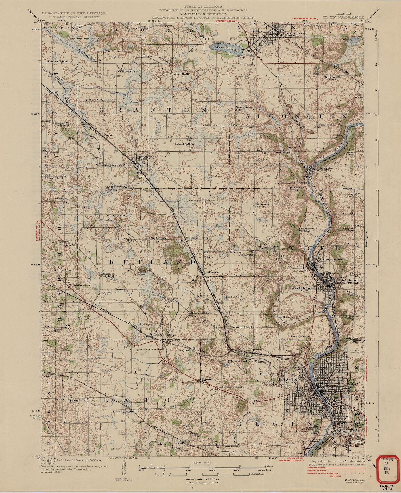 Illinois, Elgin quadrangle Digital Collections at the University of
