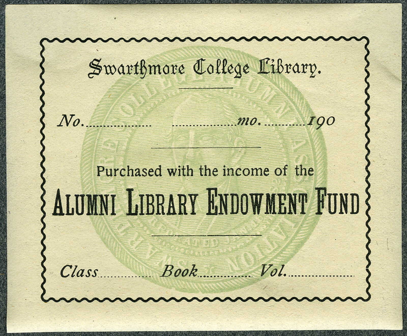 Swarthmore College Library: Alumni Library Endowment Fund | Digital ...