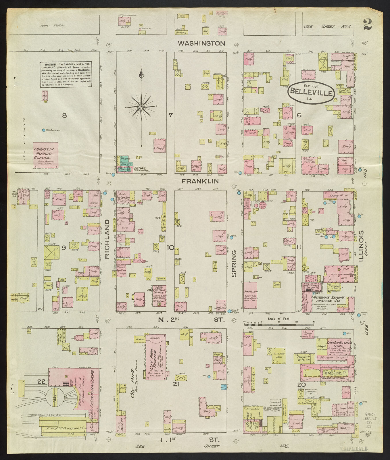 Belleville, Ills, September, 1884 Digital Collections at the
