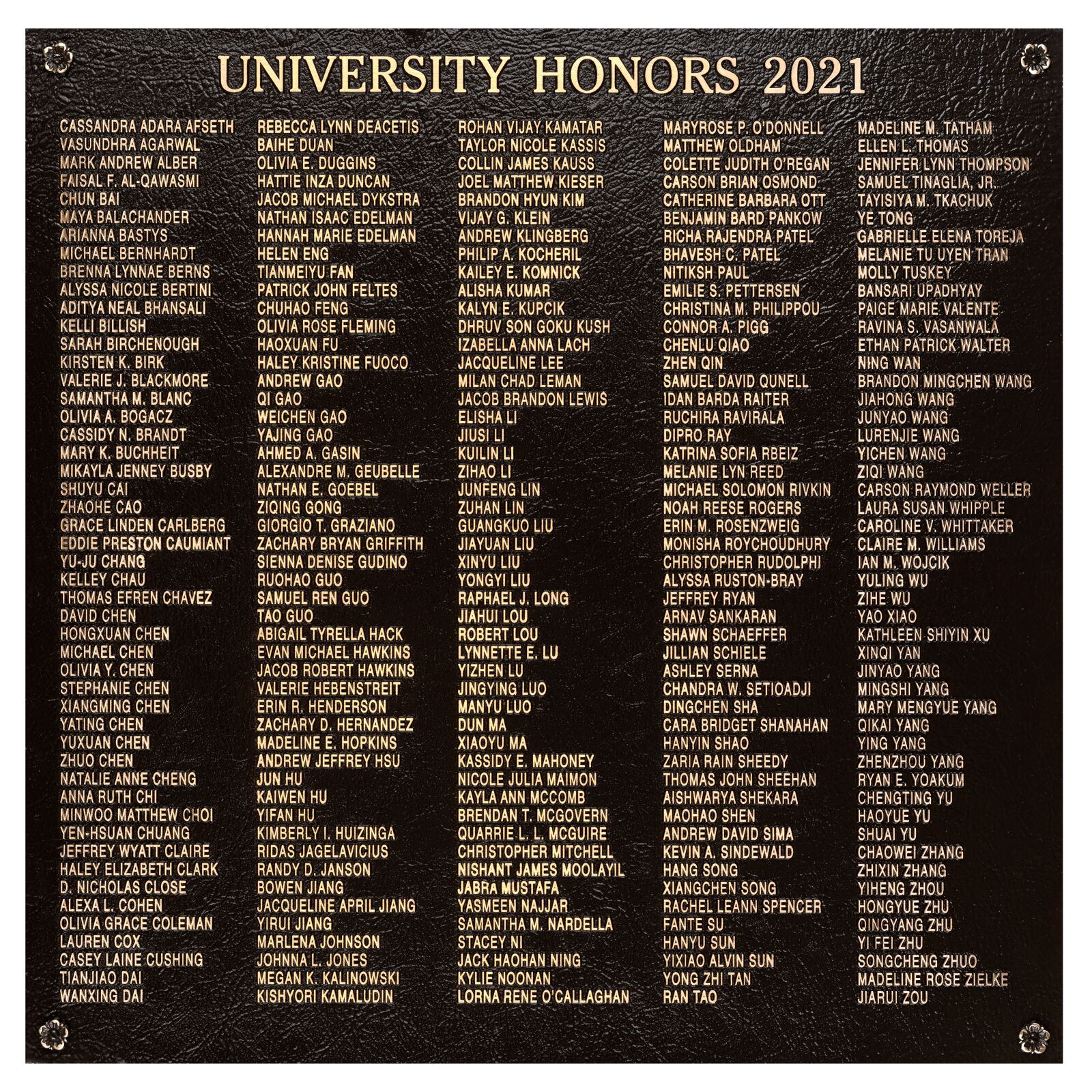 2021 University Honors | Digital Collections at the University of Illinois  at Urbana-Champaign Library