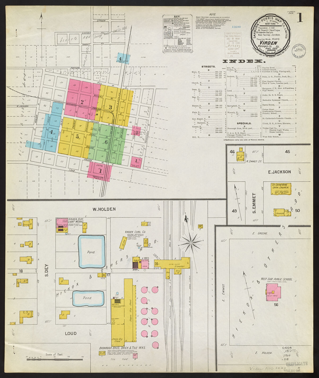 Virden, Macoupin Co., Ill., April 1900 Digital Collections at the