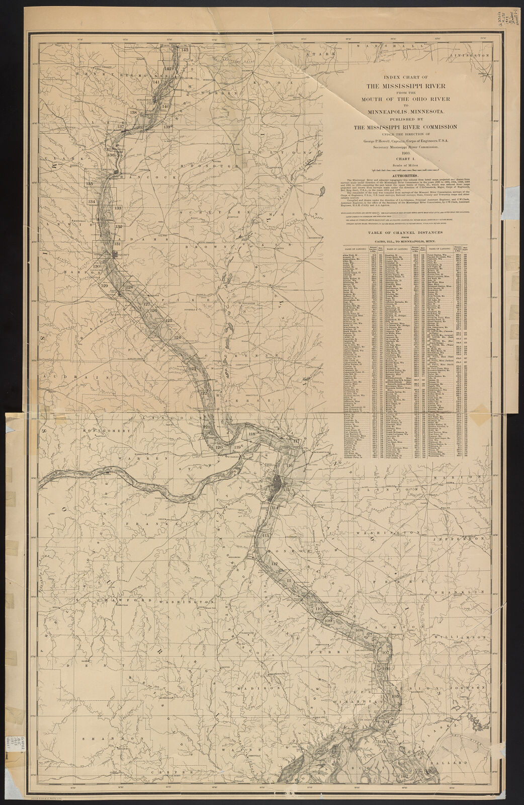 Survey of the Mississippi River Made under the direction of the ...