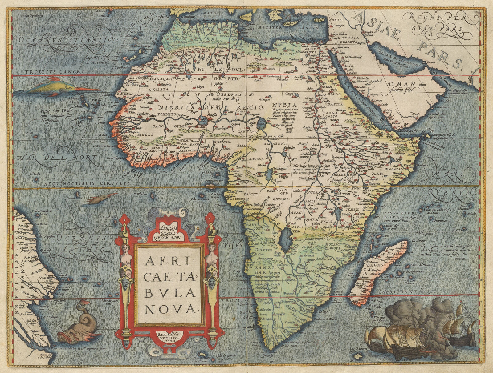 Africae Tabvla Nova | Digital Collections at the University of Illinois ...