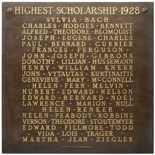 University Honors — the Bronze Tablets Digital Collections at the