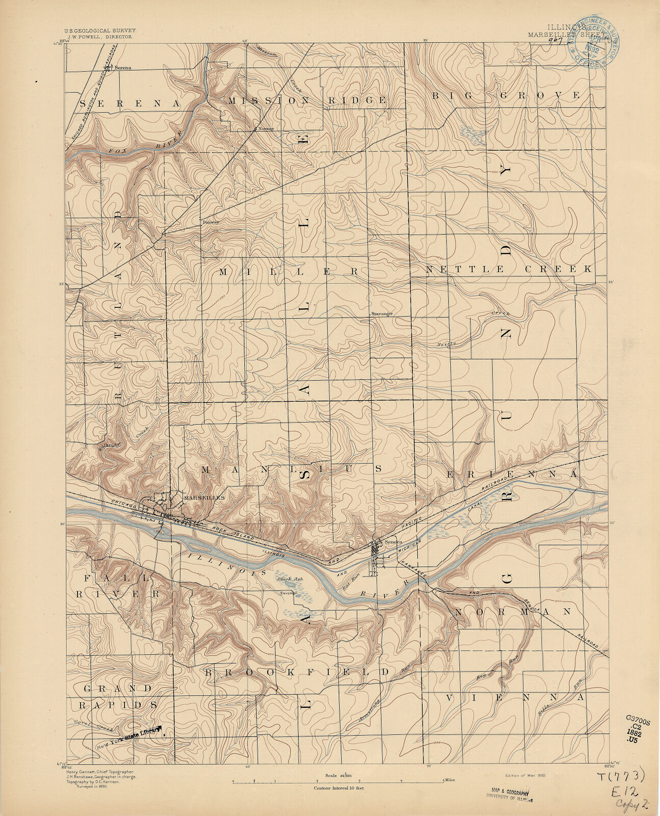 Illinois, Marseilles sheet Digital Collections at the University of