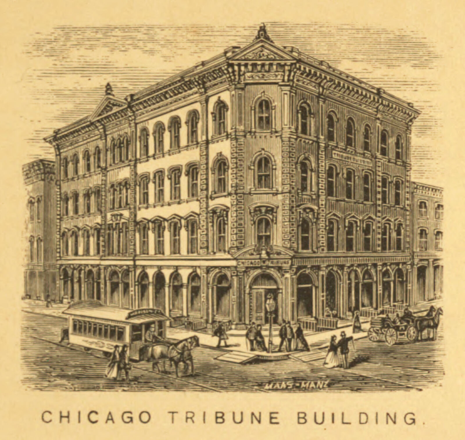 Chicago Tribune building | Digital Collections at the University of ...