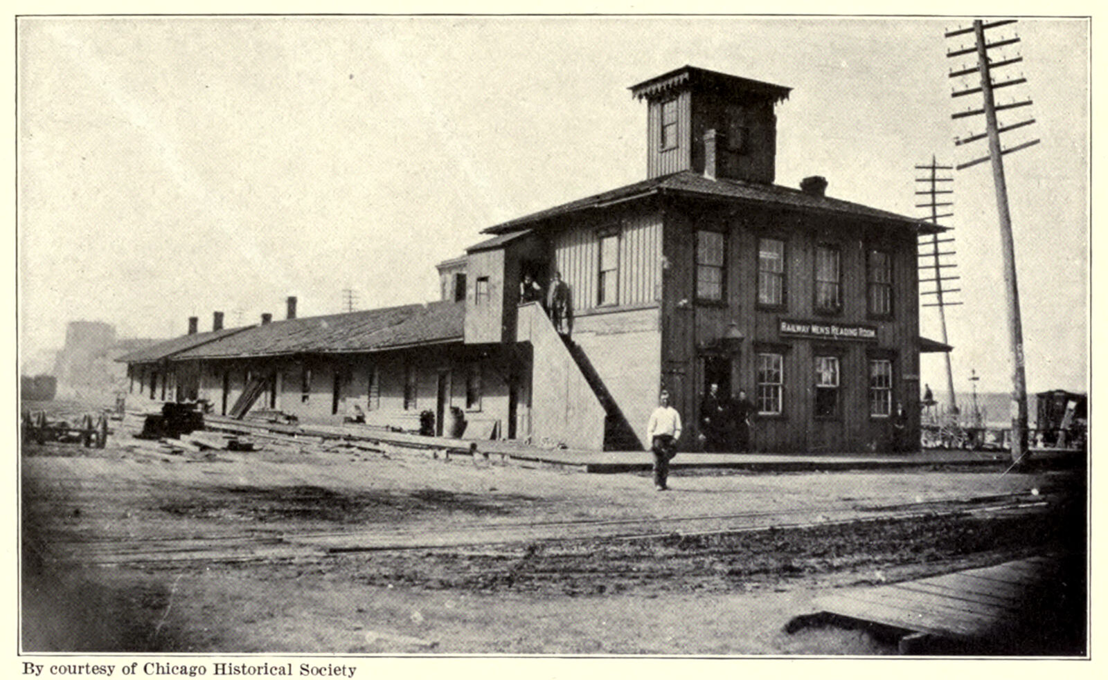 First depot of Galena & Chicago Union Railroad Digital Collections at