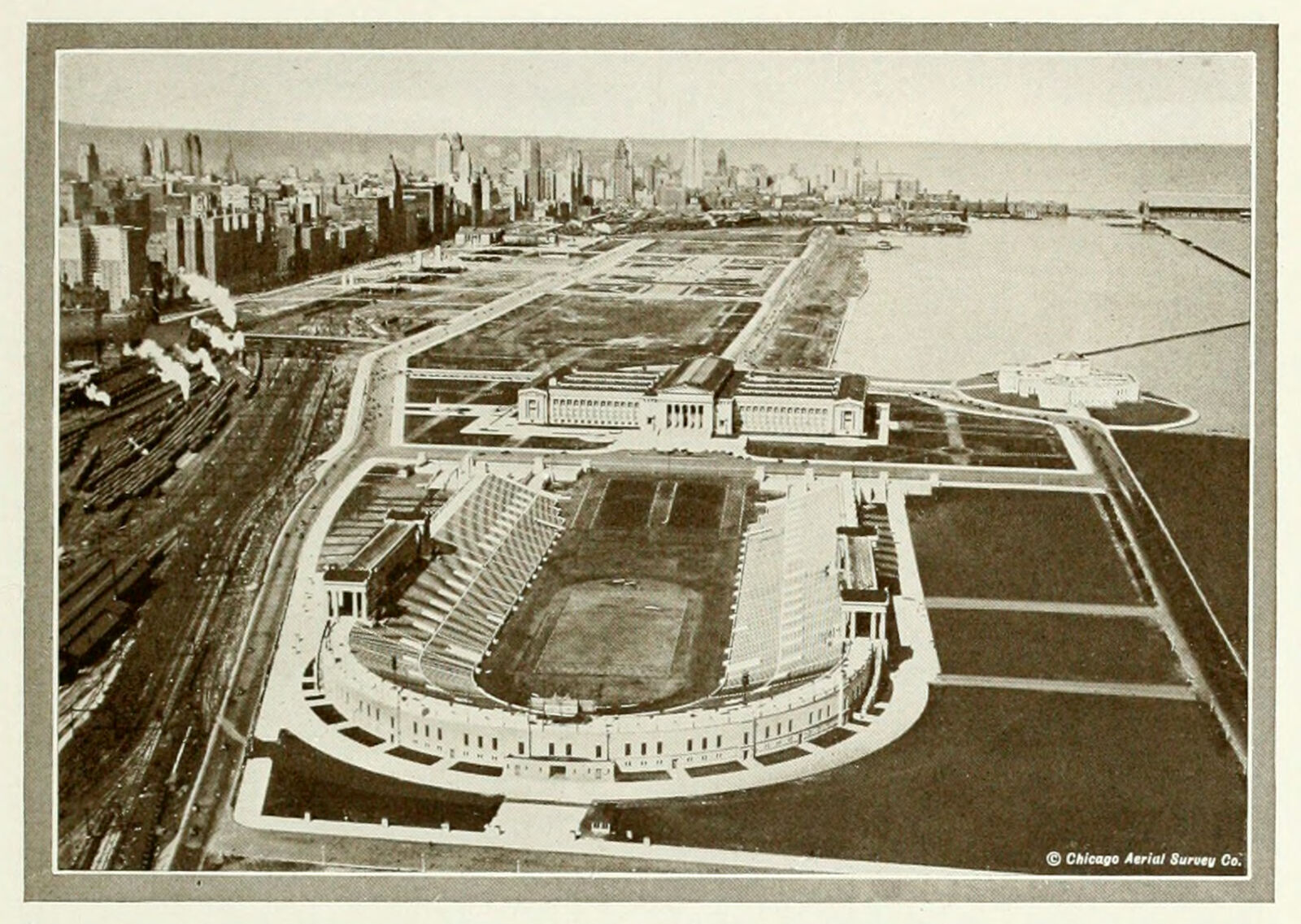 Illinois Central entrance to Chicago Digital Collections at the