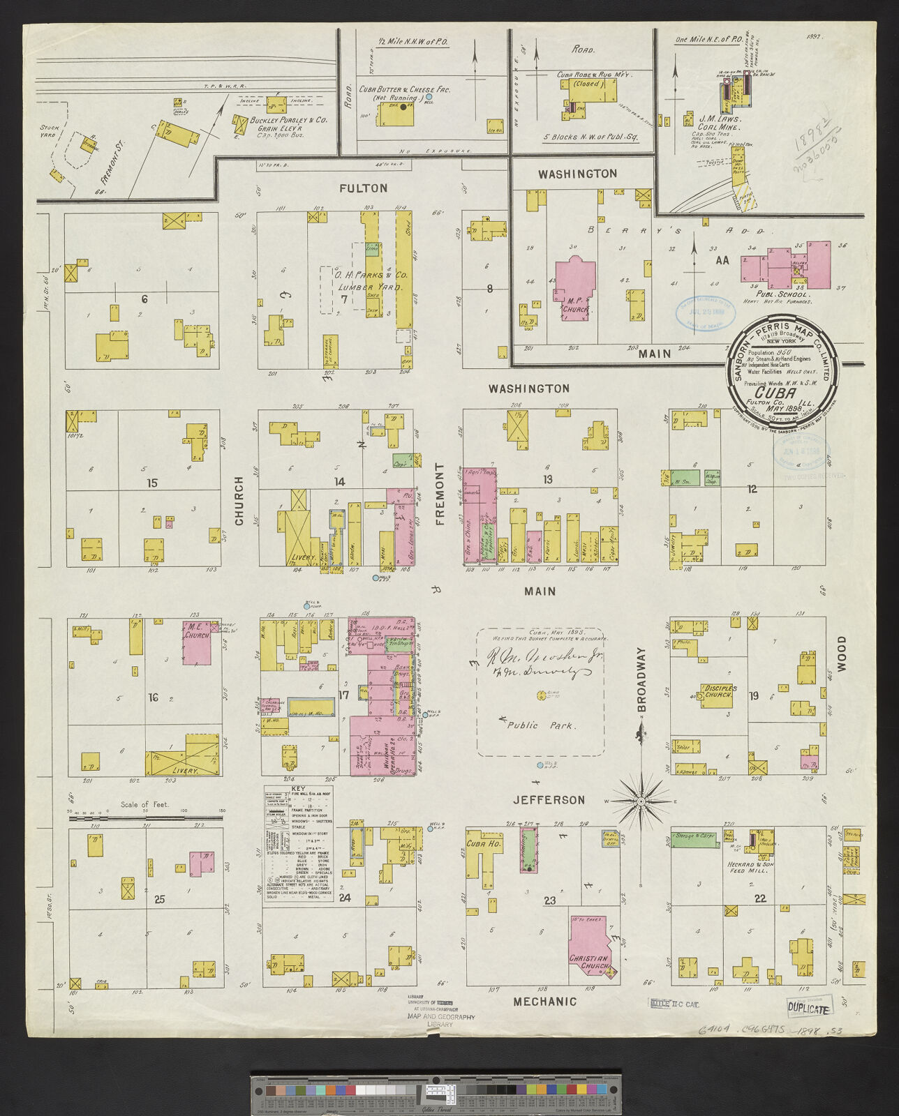 Cuba, Fulton Co., Ill., May 1898 | Digital Collections at the ...