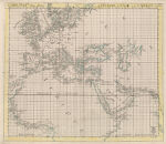 Carte marine de Europe, de Asie et de Afrique