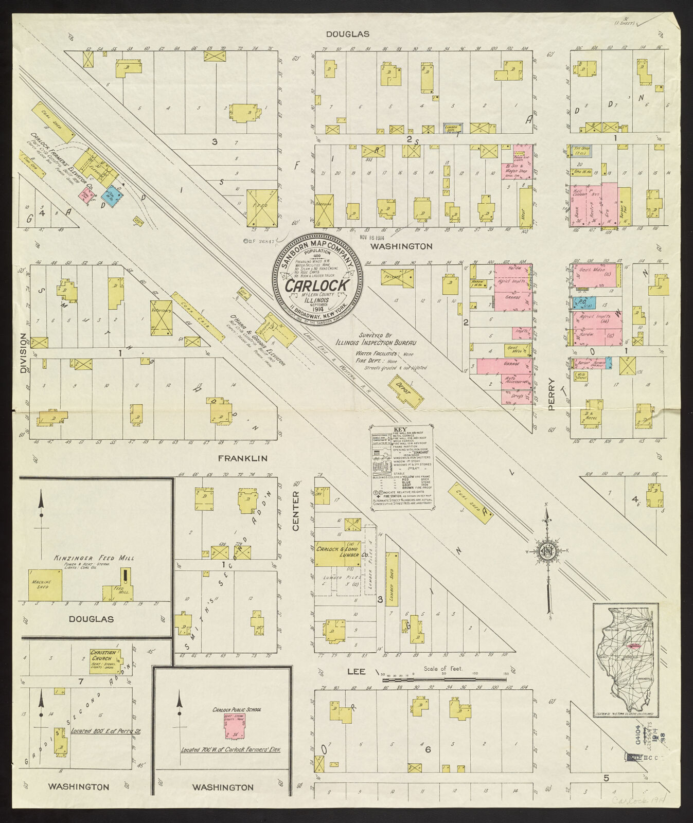 Carlock, McLean County, Illinois, September 1914 Digital Collections