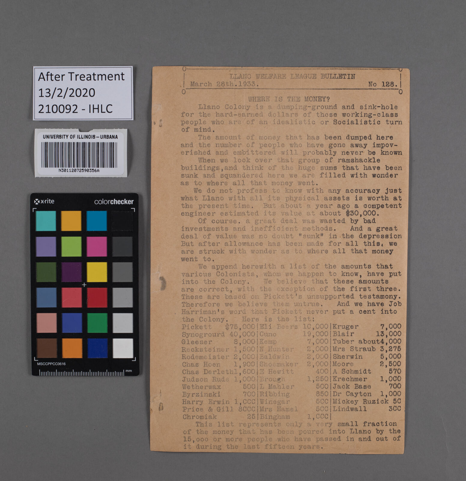 Robert Carlton Brown Collection--Louisiana, New Llano--New Llano Colony ...