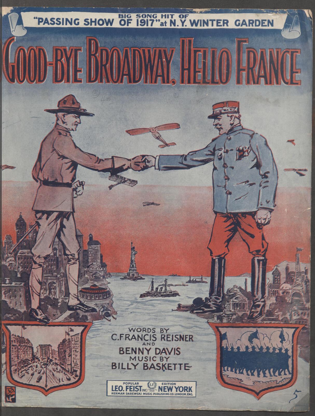 Good Bye Broadway Hello France Digital Collections At The University Of Illinois At Urbana Champaign Library