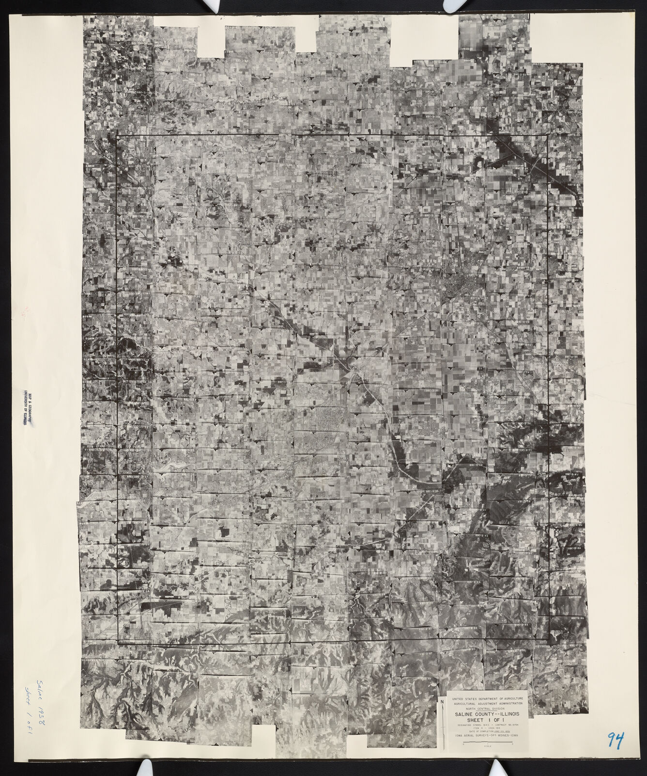 Saline County, Illinois : [aerial photographs] | Digital Collections at ...