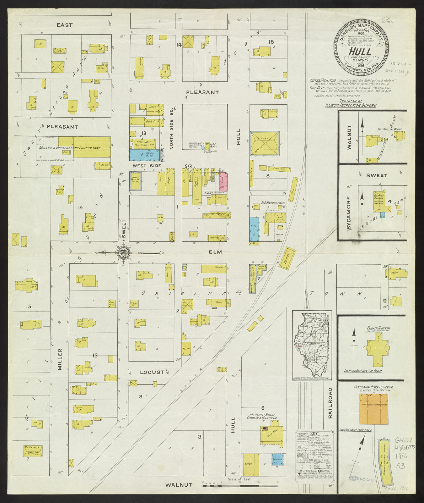 Hull, Pike County, Illinois, June 1916 Digital Collections at the